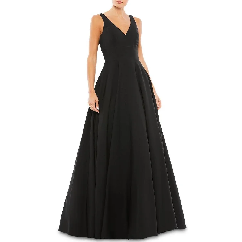 Ieena for Mac Duggal Womens Empire Waist Maxi Evening Dress