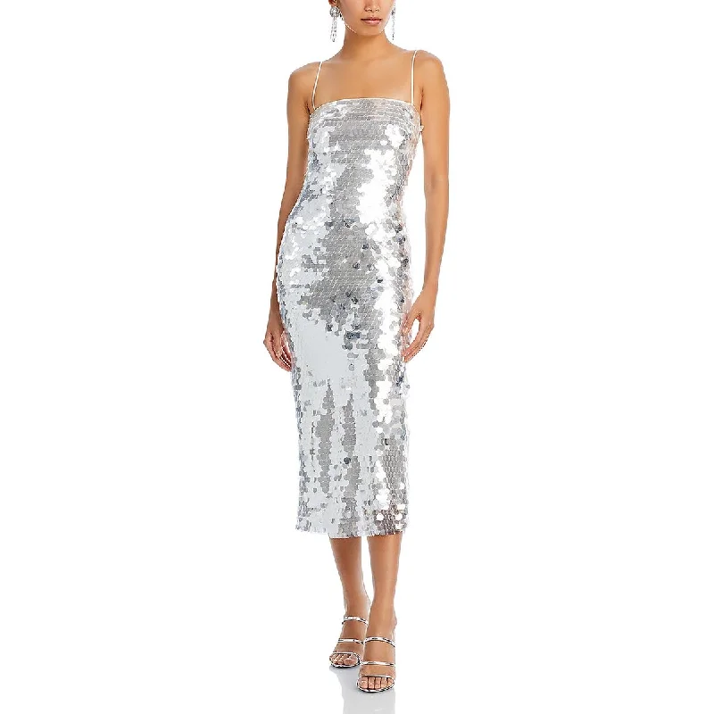 New Arrivals Womens Phoenix In Candle Light Paillettes Mesh Evening Dress