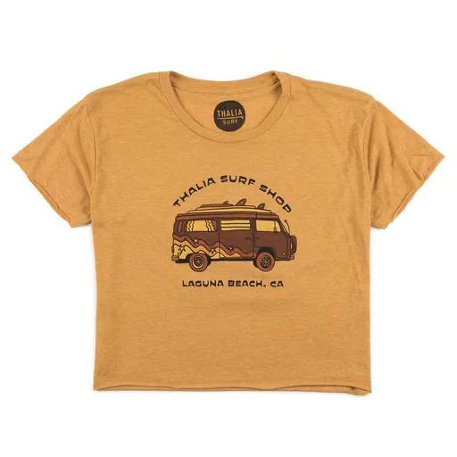 Thalia Surf 70’s Bus Cropped Womens Tee