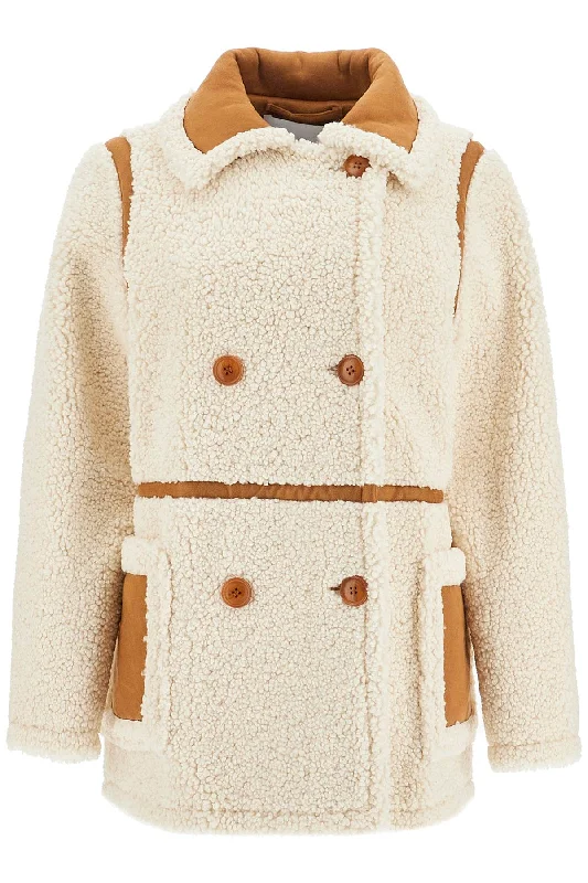 Chloe Faux Shearling Jacket  - White