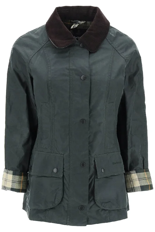 Beadnell Wax Jacket  - Green