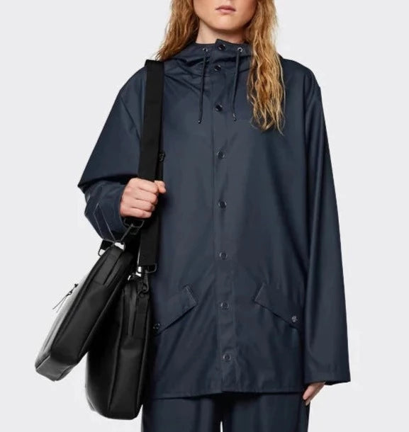 Rains Short Jacket In Navy Lace Jacket Ribbed Jacket Sequined Jacket