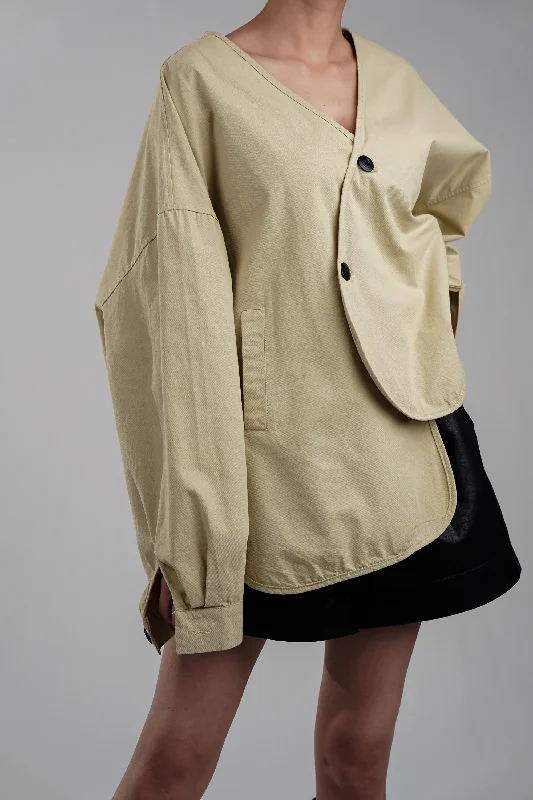 Cream Dream Street Wrap Jacket