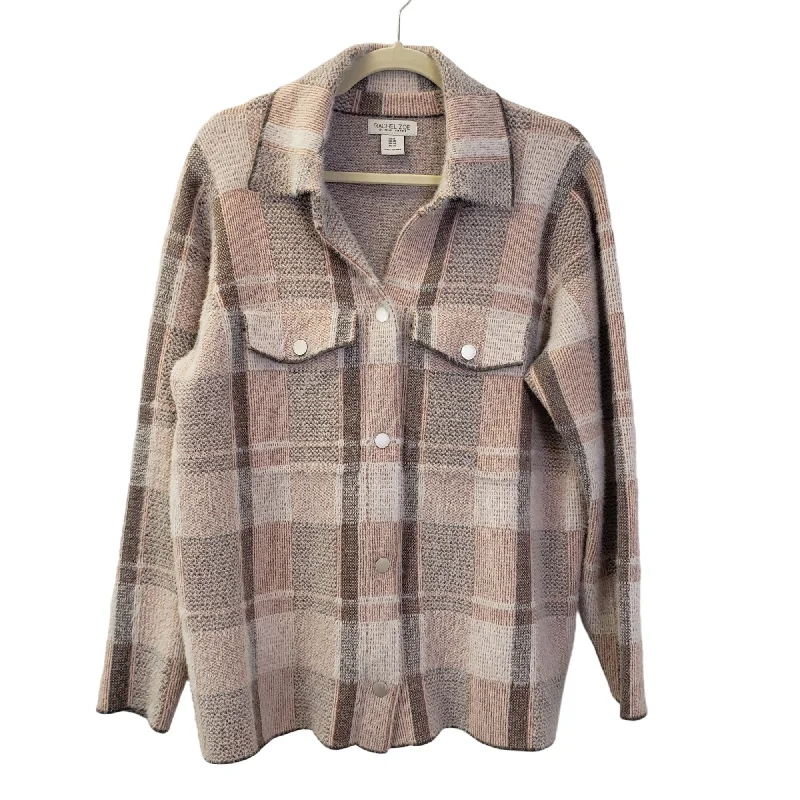 Rachel Zoe Plaid Snap Closure Shacket Jacket Size 1X Collared Jacket Crew Neck Jacket Turtle Neck Jacket Rachel Zoe Plaid Snap Closure Shacket Jacket Size 1X Collared Jacket Crew Neck Jacket Turtle Neck Jacket
