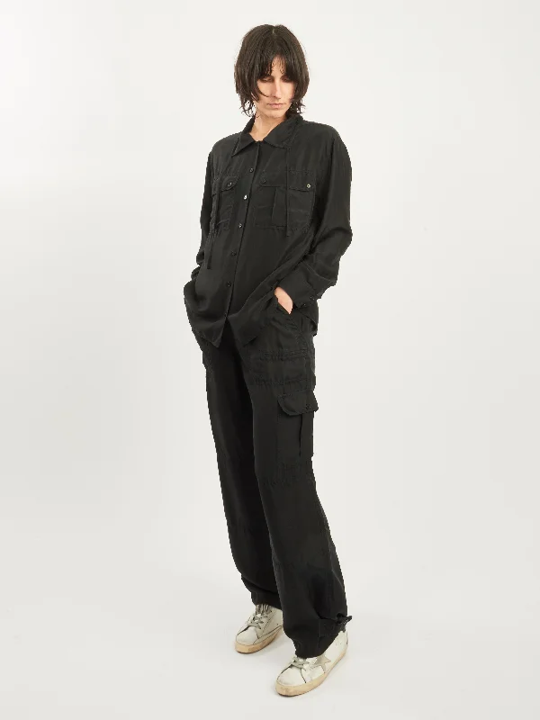 Black Westwood Shirt Jacket