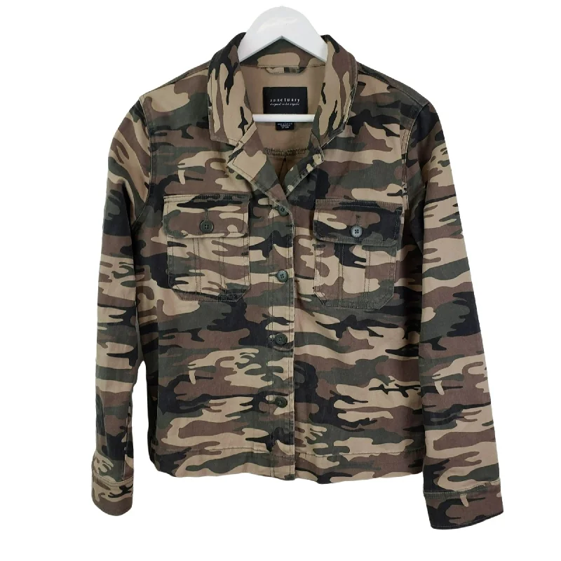 Sanctuary Camouflage Utility Jacket Size Small