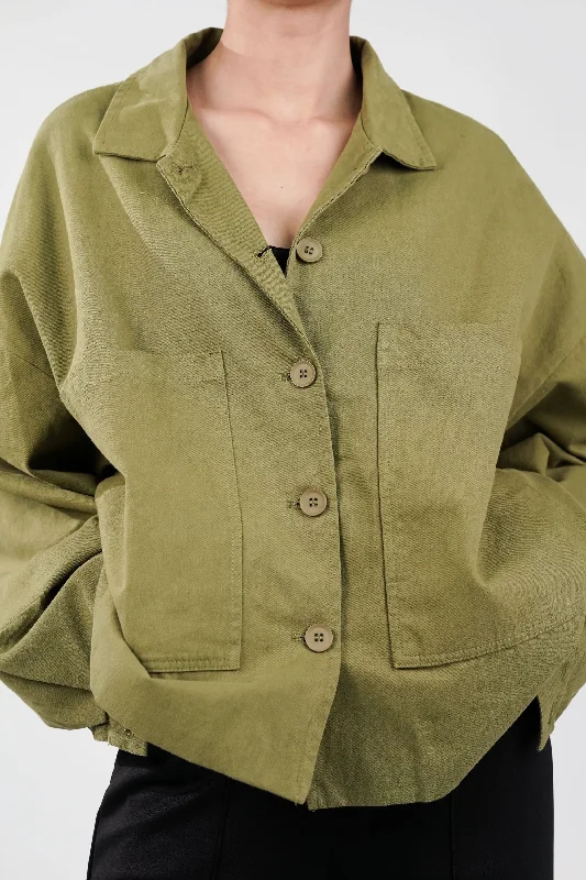 Willow Green Oversized Jacket