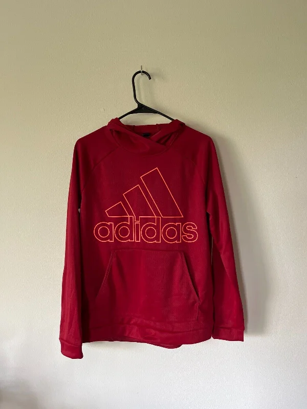 Adidas Hoodie, Red M Climawarm Hoodie with Magnetic Closure Innovative Modern