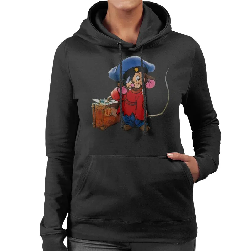 An American Tail Fievel Mousekewitz And Suitcase Women's Hooded Sweatshirt