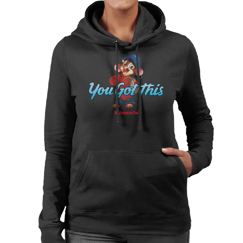 An American Tail Fievel Mousekewitz You Got This Women's Hooded Sweatshirt