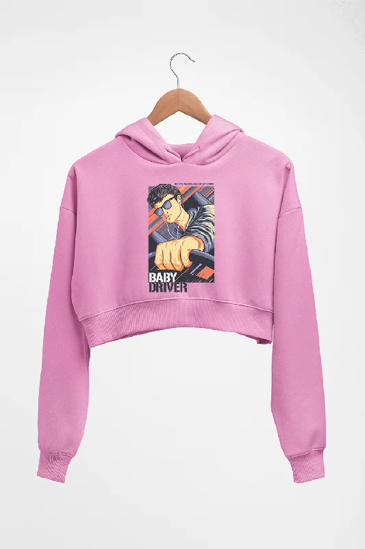 Baby Driver Crop HOODIE FOR WOMEN