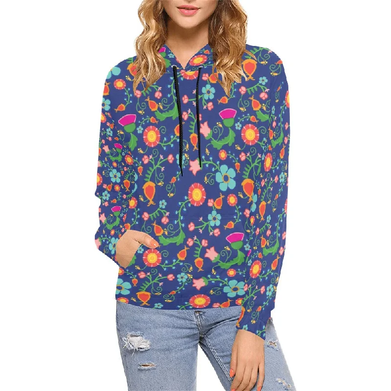 Bee Spring Twilight Hoodie for Women (USA Size)