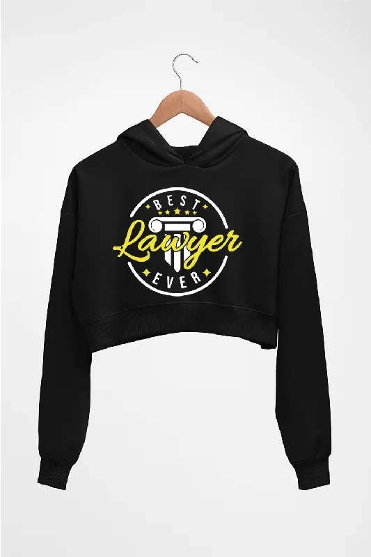 Best Lawyer Crop HOODIE FOR WOMEN