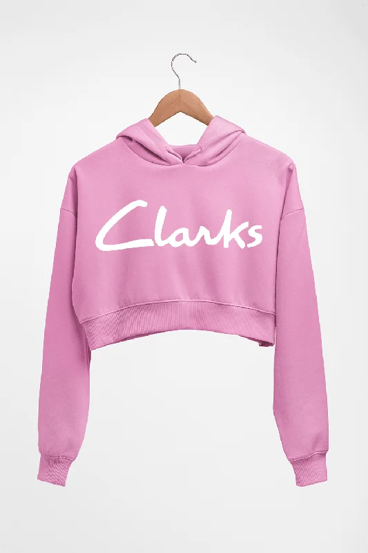 Clarks Crop HOODIE FOR WOMEN Hoodie with Applique Textured Unique