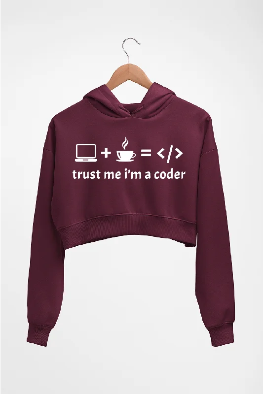 COder Crop HOODIE FOR WOMEN