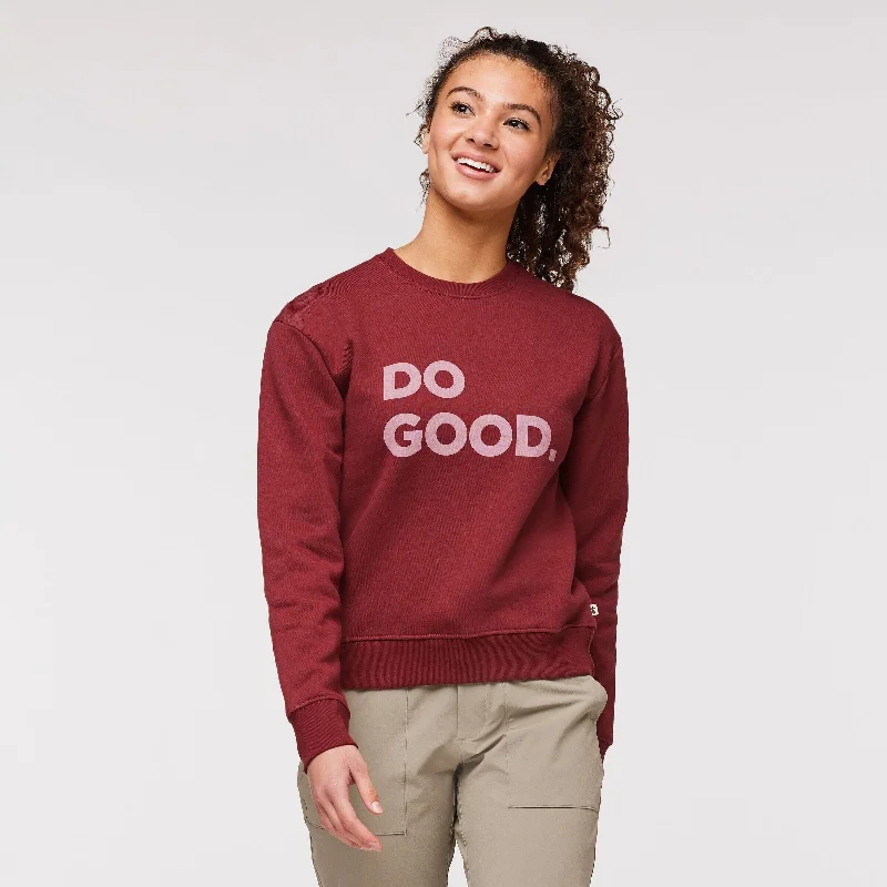 W's Do Good Crew Sweatshirt - Organic Cotton & Recycled Polyester