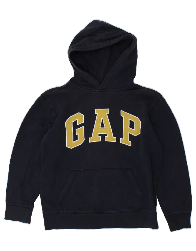 GAP Boys Graphic Hoodie Jumper 13-14 Years 2XL Navy Blue Cotton Hoodie with Belted Waist Structured Tailored GAP Boys Graphic Hoodie Jumper 13-14 Years 2XL Navy Blue Cotton Hoodie with Belted Waist Structured Tailored