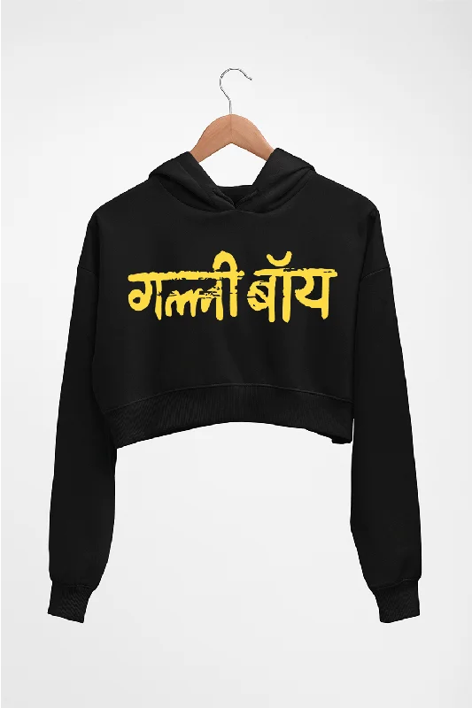 Gully Boy Crop HOODIE FOR WOMEN