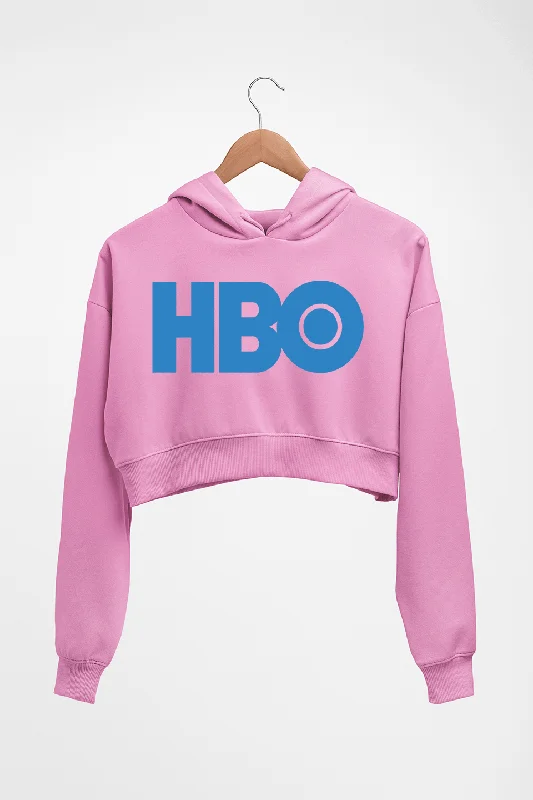 HBO Crop HOODIE FOR WOMEN Hoodie with Raw Hem Edgy Unfinished