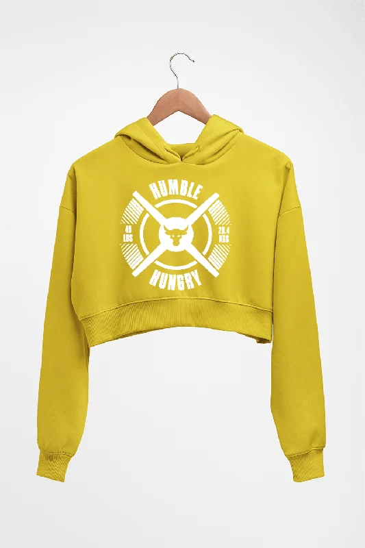 Humble Hungry Gym Crop HOODIE FOR WOMEN