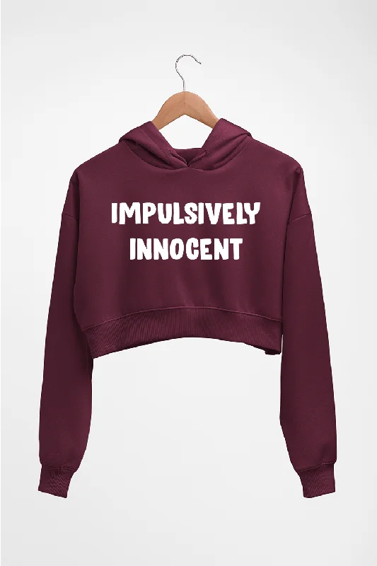 Impulsively Innocent Crop HOODIE FOR WOMEN