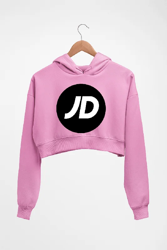 JD Sports Crop HOODIE FOR WOMEN Hoodie with Relaxed Fit Easy Casual