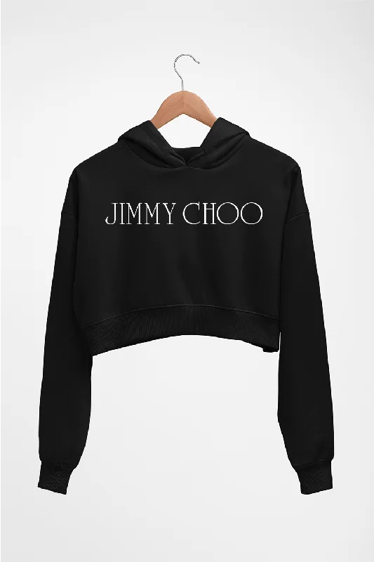 Jimmy Choo Crop HOODIE FOR WOMEN Hoodie with Elastic Cuffs Stretchable Comfortable