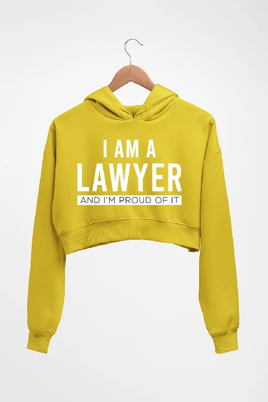 Lawyer Crop HOODIE FOR WOMEN