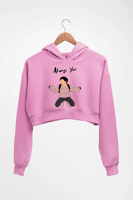 Louis Tomlinson Crop HOODIE FOR WOMEN Hoodie with V-Neck Classic Versatile