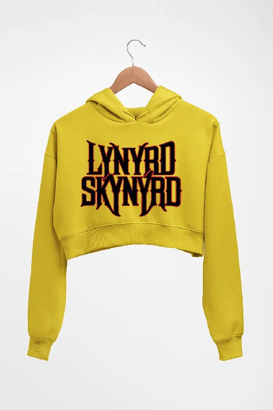 Lynyrd Skynyrd Crop HOODIE FOR WOMEN