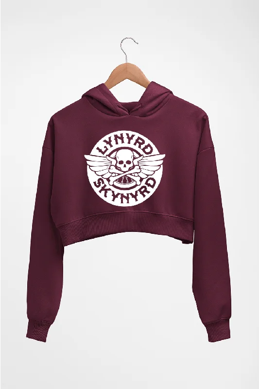 Lynyrd Skynyrd Crop HOODIE FOR WOMEN