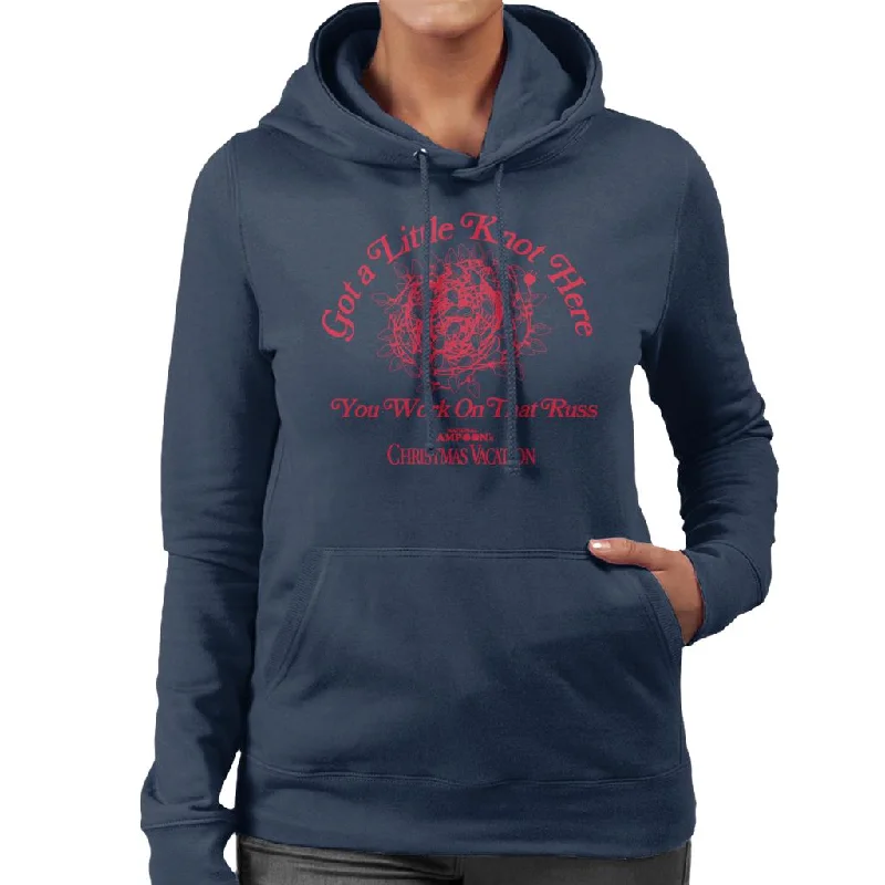 National Lampoon’s Christmas Vacation Knotted Lights Women's Hooded Sweatshirt