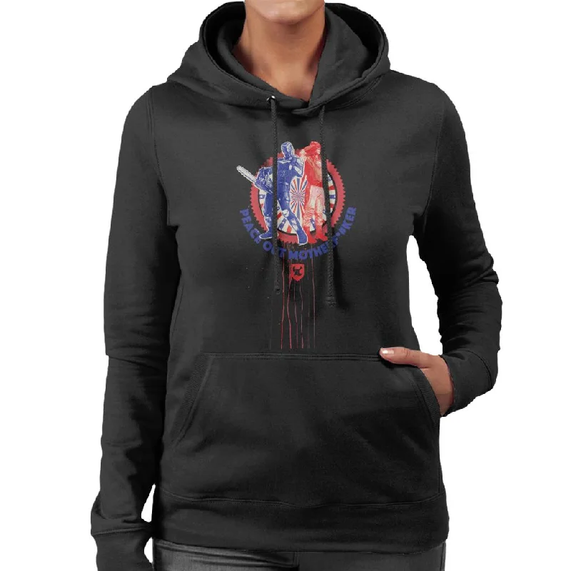 Peacemaker Peace Out Women's Hooded Sweatshirt