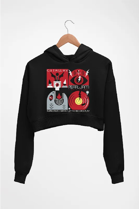 Pearl Jam Crop HOODIE FOR WOMEN