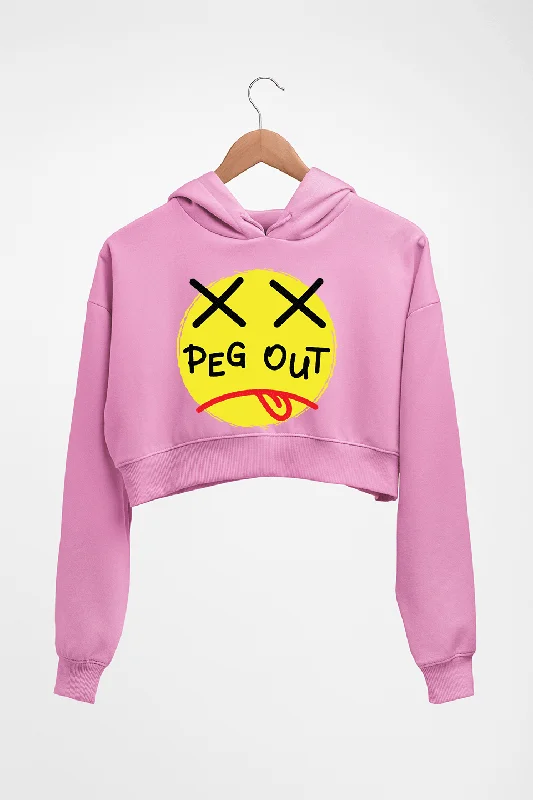 Peg Out Crop HOODIE FOR WOMEN