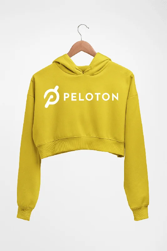 Peloton Crop HOODIE FOR WOMEN Hoodie with Thumb Holes Functional Cozy