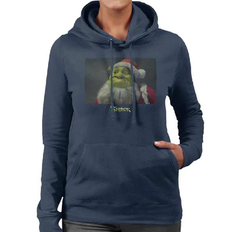 Shrek Christmas Father Christmas Women's Hooded Sweatshirt Hooded Sweatshirt Casual Wear Street Style Shrek Christmas Father Christmas Women's Hooded Sweatshirt Hooded Sweatshirt Casual Wear Street Style