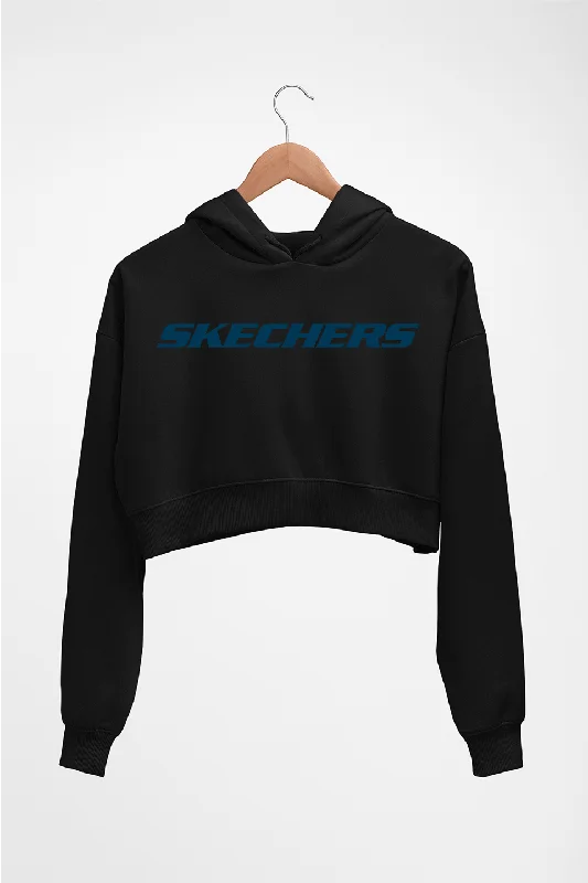 SKECHERS Crop HOODIE FOR WOMEN Hoodie with Reflective Safety Nightwear