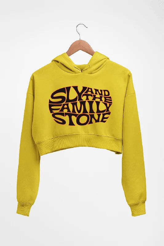 Sly and the Family Stone Crop HOODIE FOR WOMEN