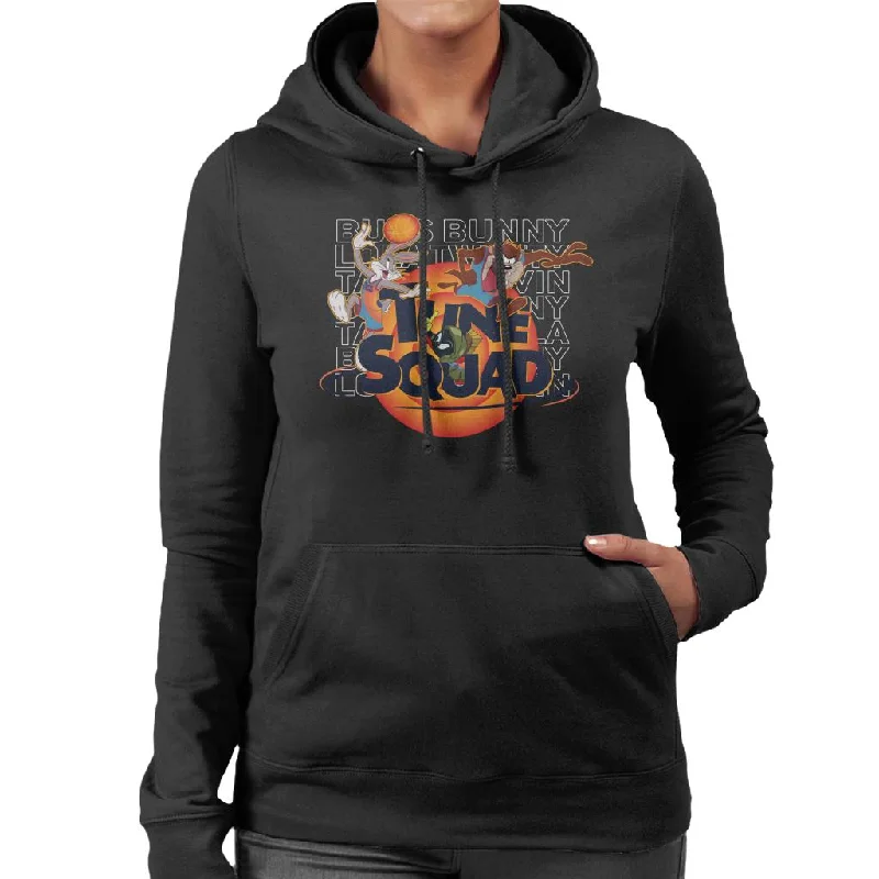 Space Jam A New Legacy Tune Squad Women's Hooded Sweatshirt Hoodie with Hem Fringe Bohemian Relaxed Space Jam A New Legacy Tune Squad Women's Hooded Sweatshirt Hoodie with Hem Fringe Bohemian Relaxed