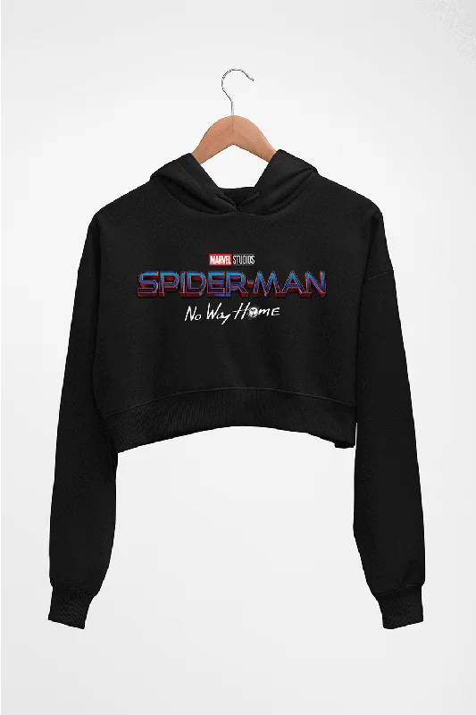 Spiderman Superhero Crop HOODIE FOR WOMEN Hoodie with Back Slit Movement Comfort