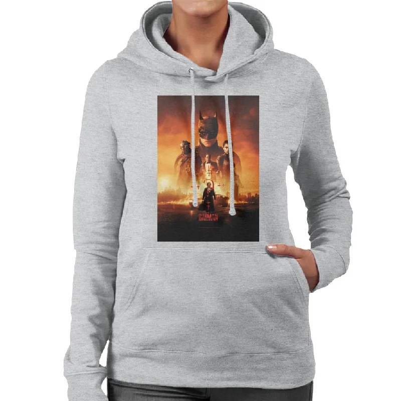 The Batman Poster Unmask The Truth Women's Hooded Sweatshirt Hoodie with Pattern Geometric Abstract The Batman Poster Unmask The Truth Women's Hooded Sweatshirt Hoodie with Pattern Geometric Abstract