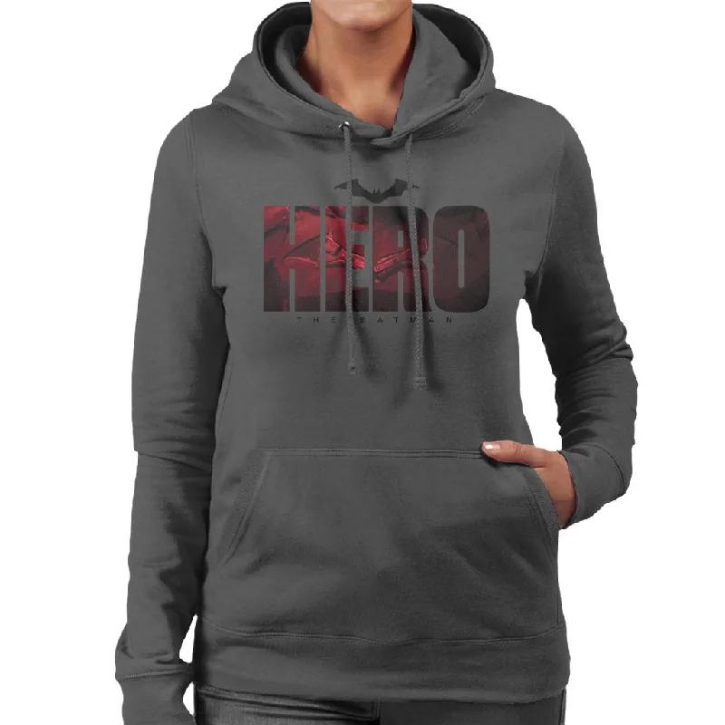 The Batman Suit Close Up Women's Hooded Sweatshirt Hoodie Jacket Zipper Layering