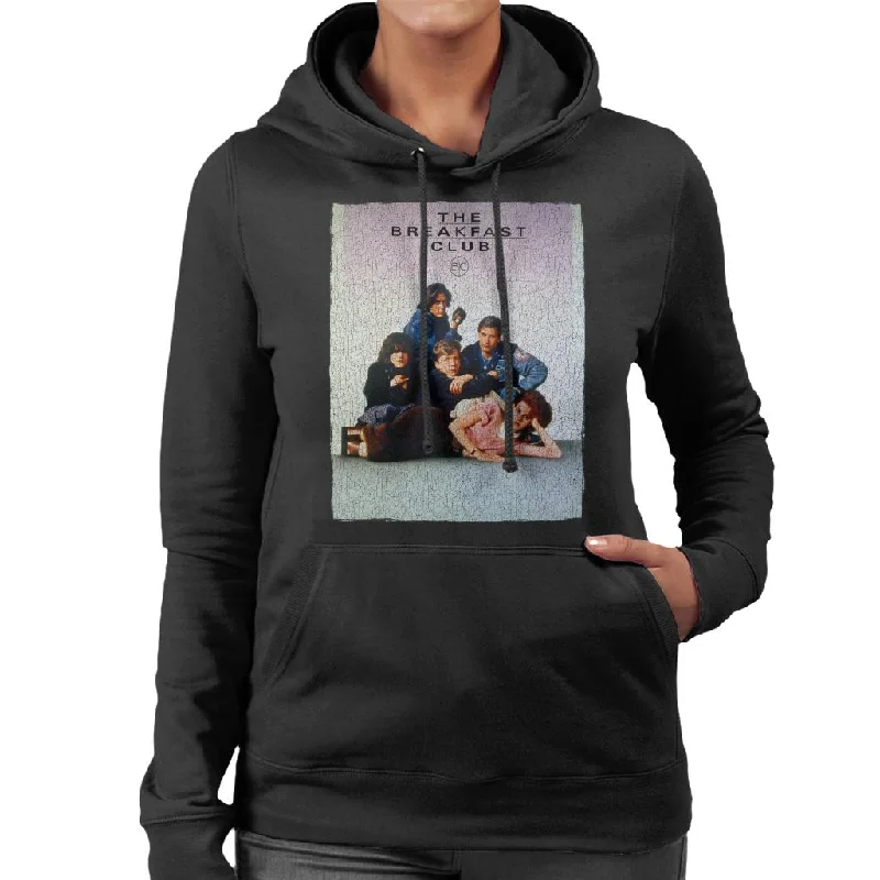 The Breakfast Club Vintage Poster Aesthetic Women's Hooded Sweatshirt Hoodie with Crew Neck Simple Timeless The Breakfast Club Vintage Poster Aesthetic Women's Hooded Sweatshirt Hoodie with Crew Neck Simple Timeless