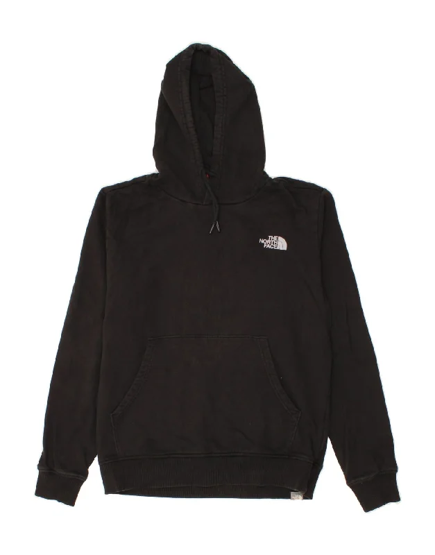 THE NORTH FACE Mens Graphic Hoodie Jumper Medium Black Cotton