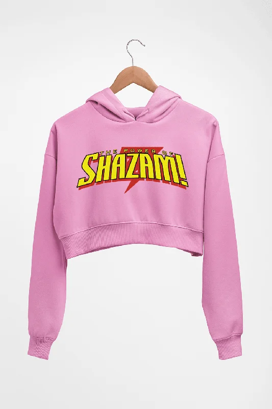 The Power of Shazam! Crop HOODIE FOR WOMEN