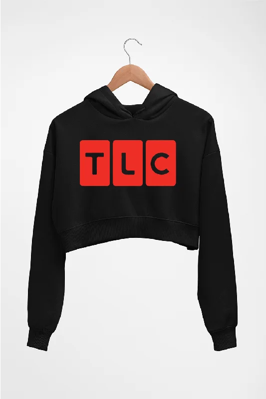 TLC Crop HOODIE FOR WOMEN Hoodie with Zipper Placket Modern Functional
