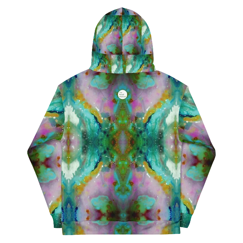 Unisex Hoodie, New Dawn Hoodie with Bell Sleeves Flared Feminine