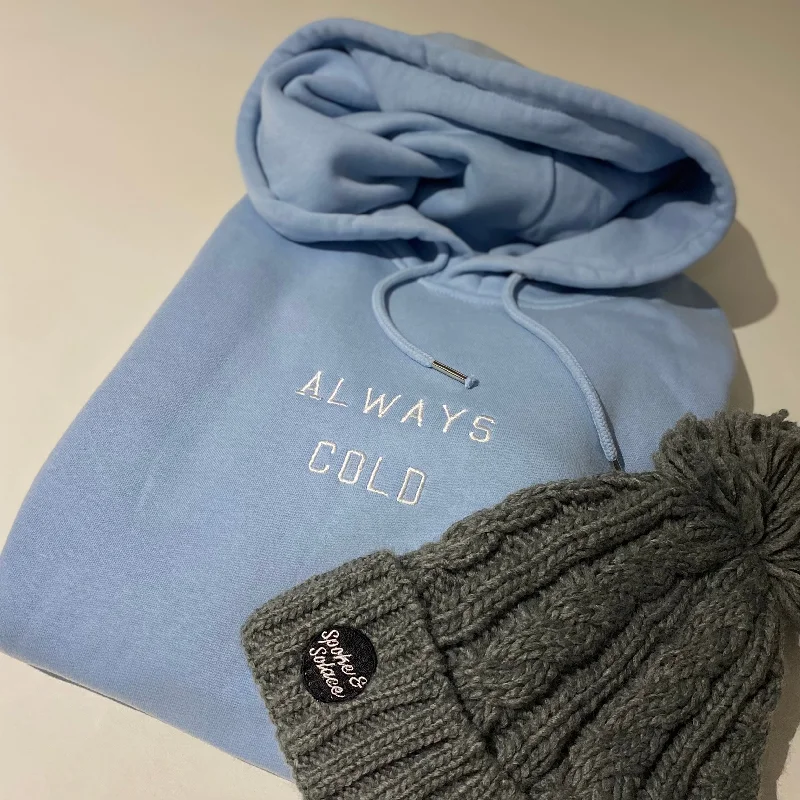 Always Cold Hoodie (w) Hoodie with Full-Zip Functional Layering