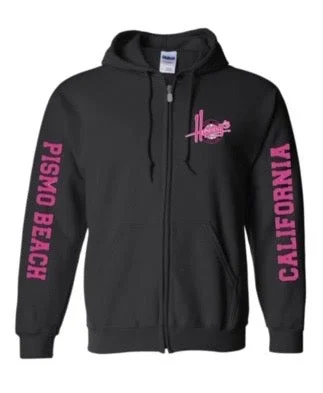 Women's Pink Zip Up Sweatshirt